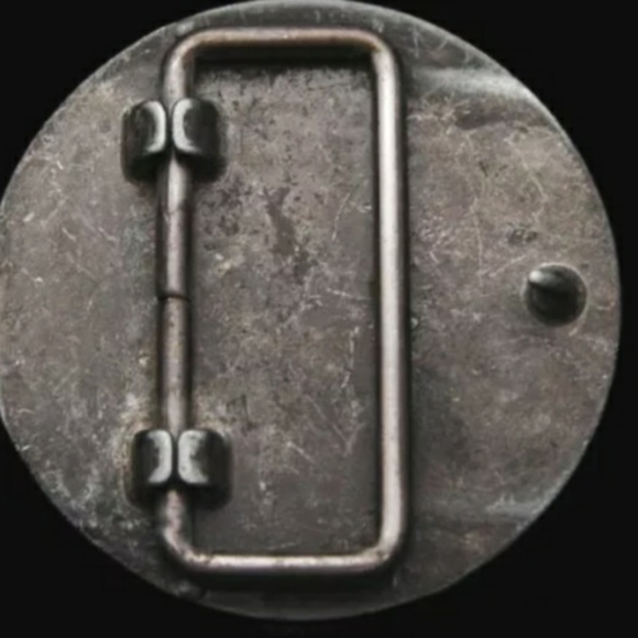 Vintage Dwight Eisenhower $1 Coin Belt Bucle 1971 - Picture 2 of 2